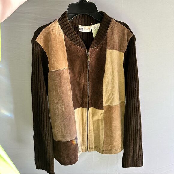 Vintage Faded Glory Brown Ribbed Sweater - Picture 1 of 6